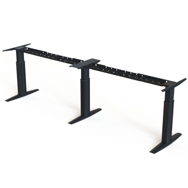 ConSet H�ve/S�nke M�debordsstel 501-23 - 400 cm - Sort