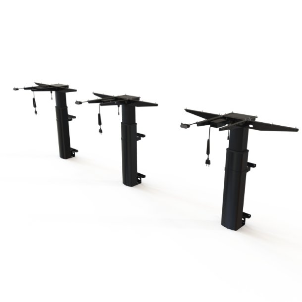 ConSet V�gh�ngt H�ve/S�nke Stel 501-23 - 3-S�jlet - Sort