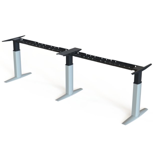 ConSet H�ve/S�nke M�debordsstel 501-23 - 400 cm - S�lv