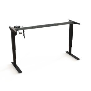 ConSet H�ve/S�nke Stel 501-37 - 132-172 cm - Sort