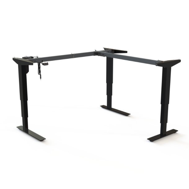 ConSet H�ve/S�nke Hj�rnestel 501-37 - 142-142 cm - Sort