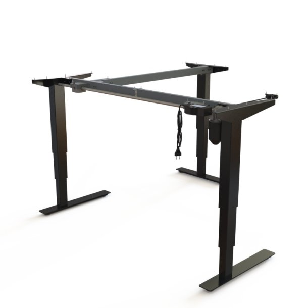 ConSet H�ve/S�nke Hj�rnestel 501-37 - 142-142 cm - Sort