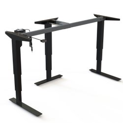 ConSet H�ve/S�nke Stel 501-37 - 152-073 cm - Sort