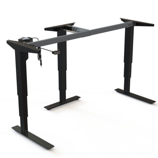 ConSet H�ve/S�nke Stel 501-37 - 152-073 cm - Sort