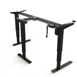 ConSet H�ve/S�nke Stel 501-37 - 152-073 cm - Sort