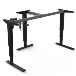 ConSet H�ve/S�nke Stel 501-37 - 152-091 cm - Sort