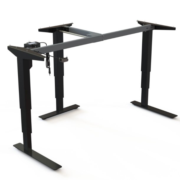 ConSet H�ve/S�nke Stel 501-37 - 152-091 cm - Sort