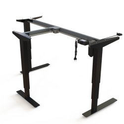 ConSet H�ve/S�nke Stel 501-37 - 152-091 cm - Sort