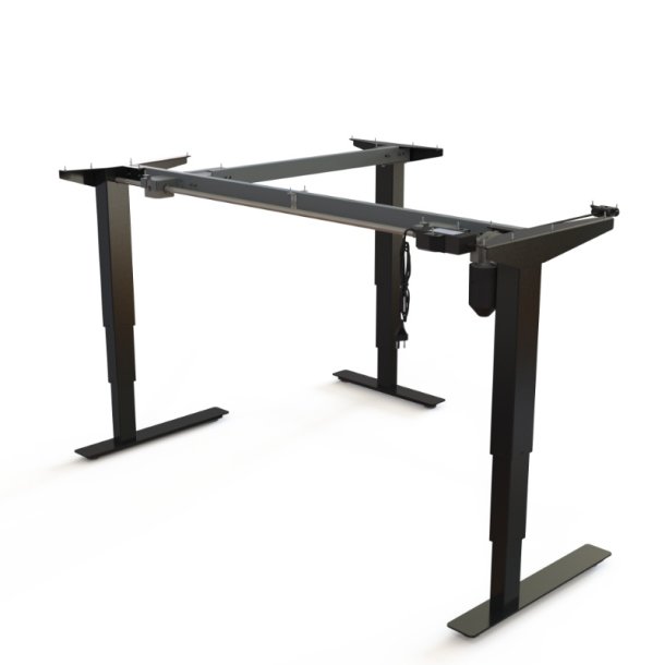 ConSet H�ve/S�nke Hj�rnestel 501-37 - 152-114 cm - Sort
