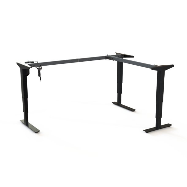 ConSet H�ve/S�nke Hj�rnestel 501-37 - 172-144 cm - Sort