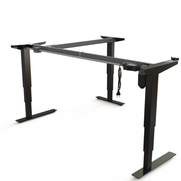 ConSet H�ve/S�nke Hj�rnestel 501-37 - 172-144 cm - Sort