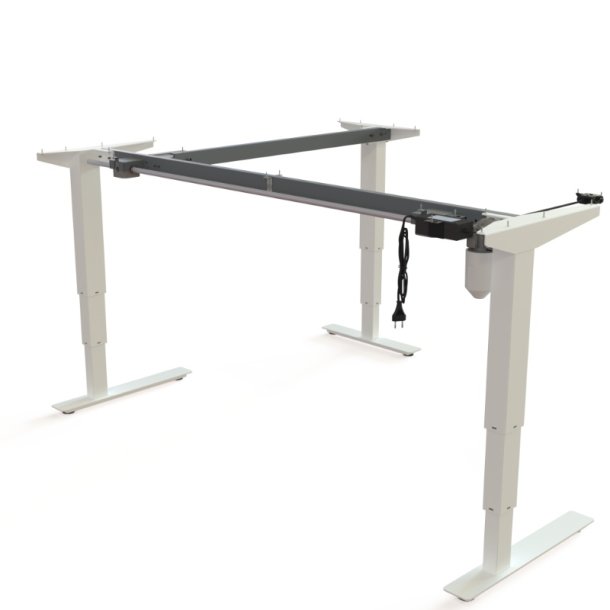 ConSet H�ve/S�nke Hj�rnestel 501-37 - 172-144 cm - Hvid