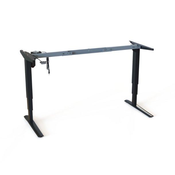 ConSet H�ve/S�nke Stel 501-43 - 132-172 cm - Sort
