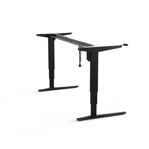 ConSet H�ve/S�nke Stel 501-43 - 132-172 cm - Sort