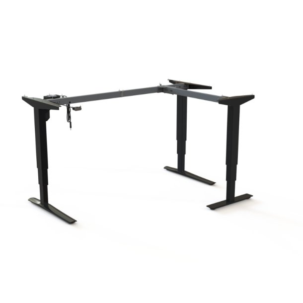 ConSet H�ve/S�nke Hj�rnestel 501-43 - 152-111 cm - Sort