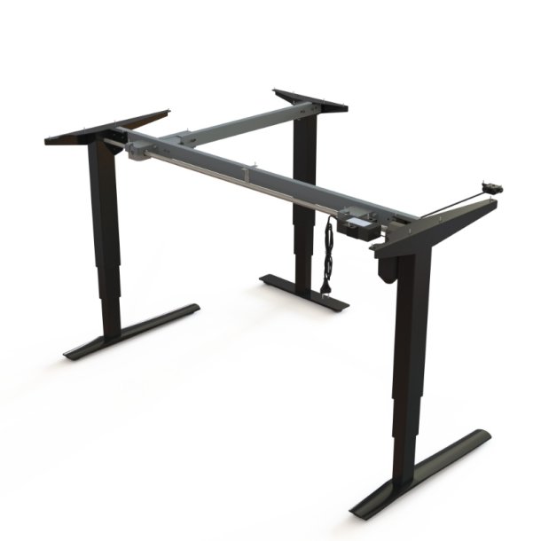 ConSet H�ve/S�nke Hj�rnestel 501-43 - 152-111 cm - Sort