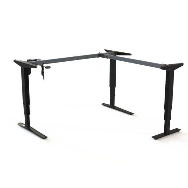 ConSet H�ve/S�nke Hj�rnestel 501-43 - 152-151 cm - Sort