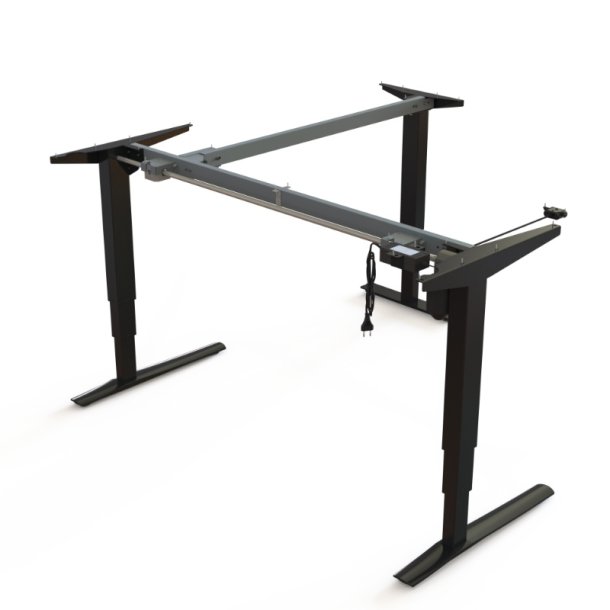 ConSet H�ve/S�nke Hj�rnestel 501-43 - 152-151 cm - Sort