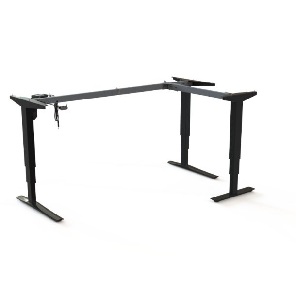 ConSet H�ve/S�nke Hj�rnestel 501-43 - 172-111 cm - Sort