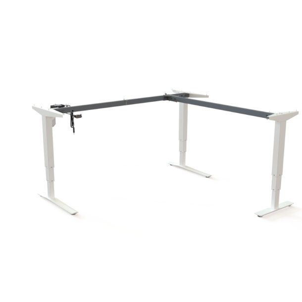 ConSet H�ve/S�nke Hj�rnestel 501-43 - 172-171 cm - Hvid