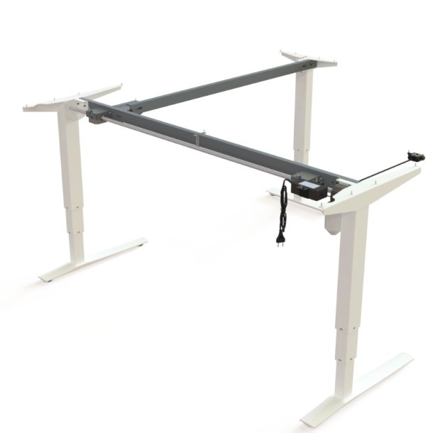 ConSet H�ve/S�nke Hj�rnestel 501-43 - 172-171 cm - Hvid