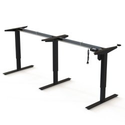 ConSet H�ve/S�nke M�debordsstel 501-47 - 222 cm - Sort