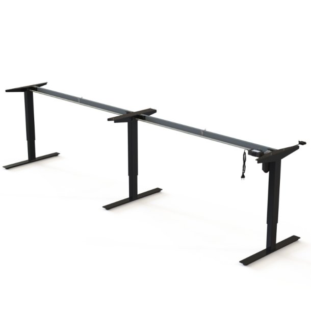 ConSet H�ve/S�nke M�debordsstel 501-47 - 342 cm - Sort