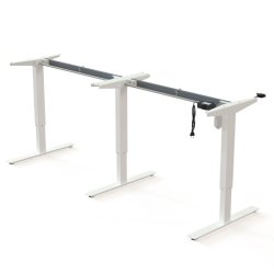 ConSet H�ve/S�nke M�debordsstel 501-47 - 222 cm - Hvid