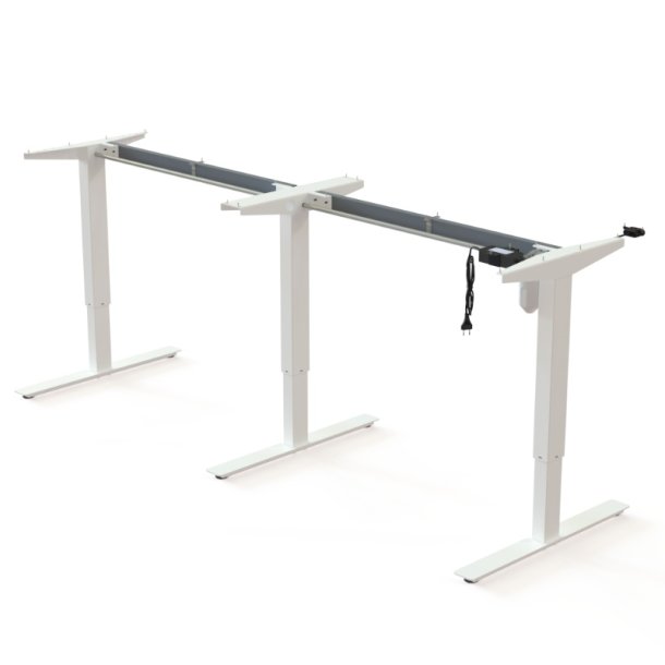 ConSet H�ve/S�nke M�debordsstel 501-47 - 222 cm - Hvid