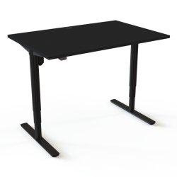 ConSet H�ve S�nkebord 120x80 - 501-49 - Sort bordplade - sort stel