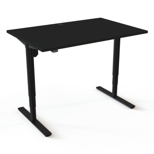 ConSet H�ve S�nkebord 120x80 - 501-49 - Sort bordplade - sort stel