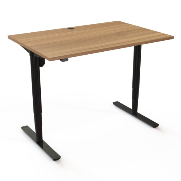 ConSet H�ve S�nkebord 120x80 - 501-49 - Valn�d bordplade - sort stel