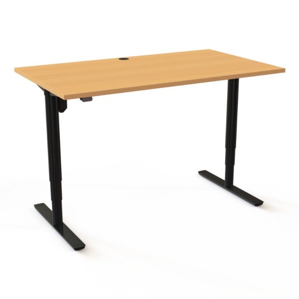 ConSet H�ve S�nkebord 140x80 - 501-49 - B�g bordplade - sort stel
