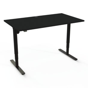ConSet H�ve S�nkebord 140x80 - 501-49 - Sort bordplade - sort stel