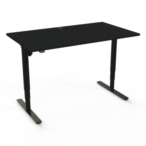 ConSet H�ve S�nkebord 140x80 - 501-49 - Sort bordplade - sort stel