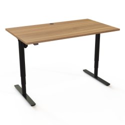 ConSet H�ve S�nkebord 140x80 - 501-49 - Valn�d bordplade - sort stel