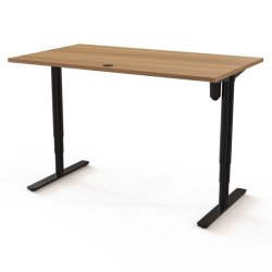 ConSet H�ve S�nkebord 140x80 - 501-49 - Valn�d bordplade - sort stel