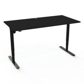 ConSet H�ve S�nkebord 160x80 - 501-49 - Sort bordplade - sort stel