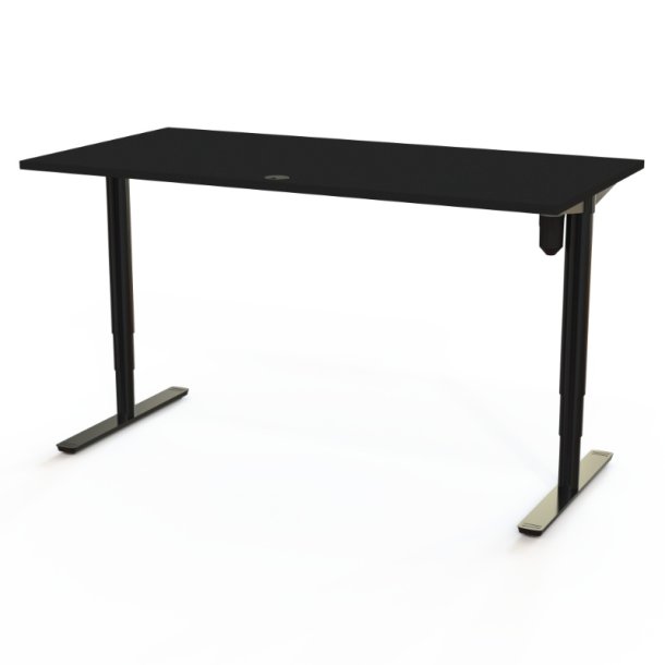 ConSet H�ve S�nkebord 160x80 - 501-49 - Sort bordplade - sort stel