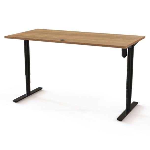 ConSet H�ve S�nkebord 160x80 - 501-49 - Valn�d bordplade - sort stel