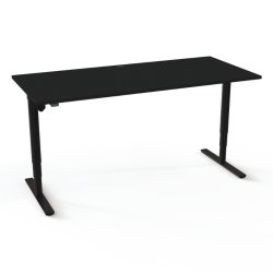 ConSet H�ve S�nkebord 180x80 - 501-49 - Sort bordplade - sort stel