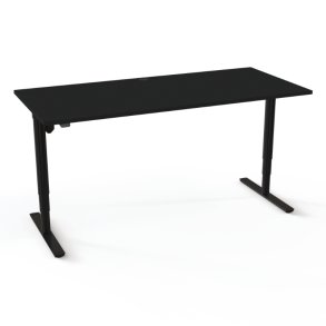 ConSet H�ve S�nkebord 180x80 - 501-49 - Sort bordplade - sort stel