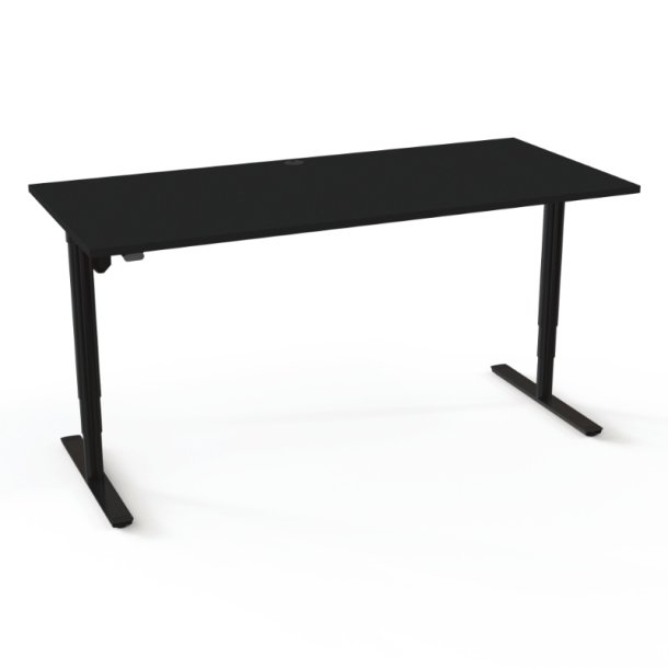 ConSet H�ve S�nkebord 180x80 - 501-49 - Sort bordplade - sort stel
