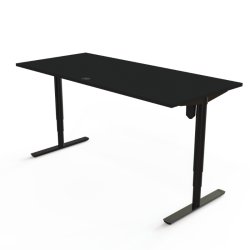 ConSet H�ve S�nkebord 180x80 - 501-49 - Sort bordplade - sort stel