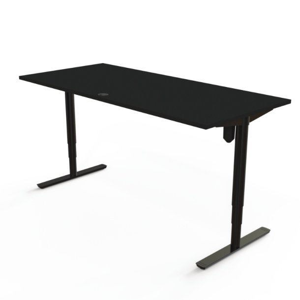 ConSet H�ve S�nkebord 180x80 - 501-49 - Sort bordplade - sort stel