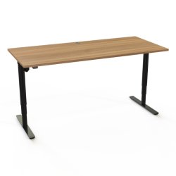 ConSet H�ve S�nkebord 180x80 - 501-49 - Valn�d bordplade - sort stel