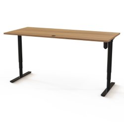 ConSet H�ve S�nkebord 180x80 - 501-49 - Valn�d bordplade - sort stel