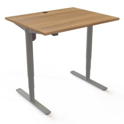 ConSet H�ve S�nkebord 100x80 - 501-49 - Valn�d bordplade - s�lv stel