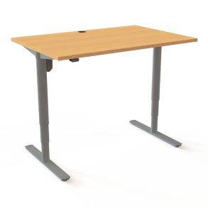 ConSet H�ve S�nkebord 120x80 - 501-49 - B�g bordplade - s�lv stel