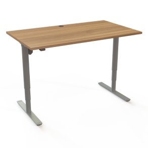 ConSet H�ve S�nkebord 140x80 - 501-49 - Valn�d bordplade - s�lv stel